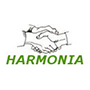 logo Harmonia s obrázokm podávania si rúk